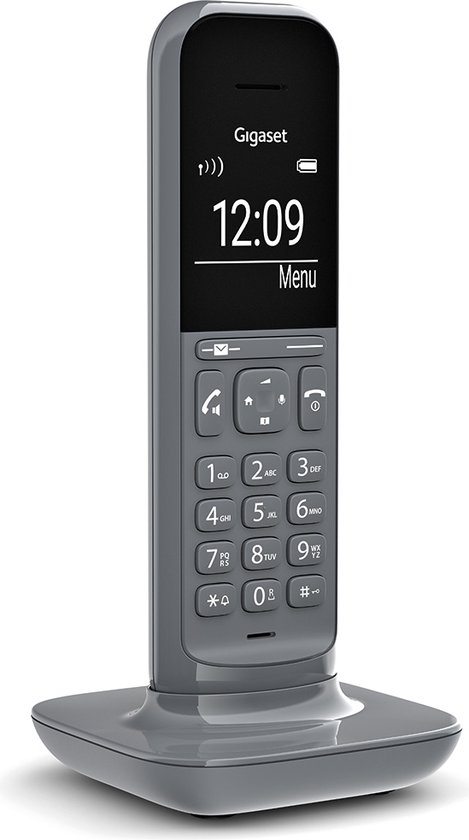 Gigaset CL390A Duo Téléphone DECT Identification de l'appelant Gris