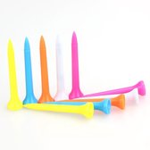 Golf tees 70 mm 100 stuks  Plastic Multi color