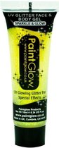 PaintGlow Face & Body paint UV Glitter Geel (Sherbet Lemon)