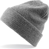 Senvi Vintage Beanie Kleur: Grijs Melee (one size fits all)