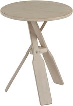 J-Line bijzettafel peddels hout beige 56,3 x 45,8 x 45,8