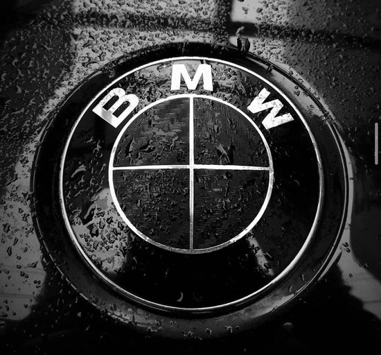 Bol Com Bmw Embleem Logo Zwart Motorkap Kofferbak Stuurwiel