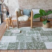 Patchwork vloerkleed - Dreams Groen 140x200cm