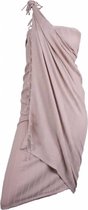 Pareo Hamamdoek Aqua Cream190x85cm  - Beach Pareo - Omslagdoek - Sarong - Wrap - Ultradun Strandlaken - Sneldrogende Saunadoek - Saunalaken - Stranddoek - Reishanddoek - Sneldrogen