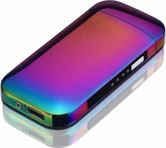 Elektrische vlamboogaansteker - oplaadbare USB, waterdicht met strass steentjes (veelkleurig