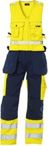 Blåkläder 2653-1804 Combinaison à bretelles High Vis Yellow / Navy blue taille 50