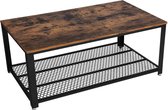 MIRA home - Salontafel - 106 x 60 x 45 cm - Metalen frame - Industrieel/vintage