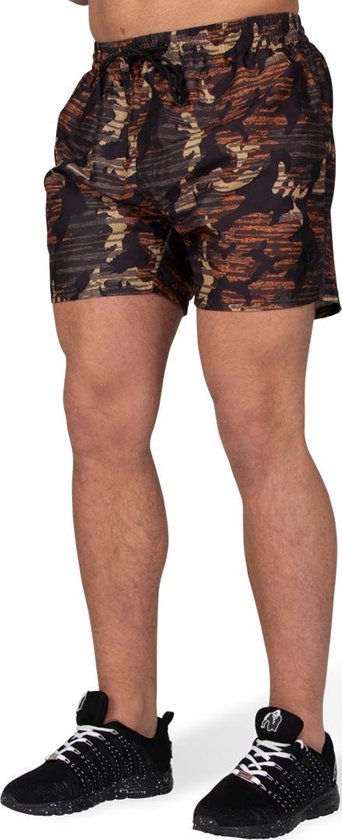 Shorts Gorilla Wear Bailey - Camouflage Marron - L