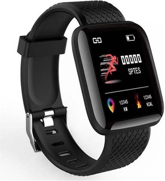 bol.com sporthorloge-smartwatch-voor en heren- unisex-bluetooth meten-...