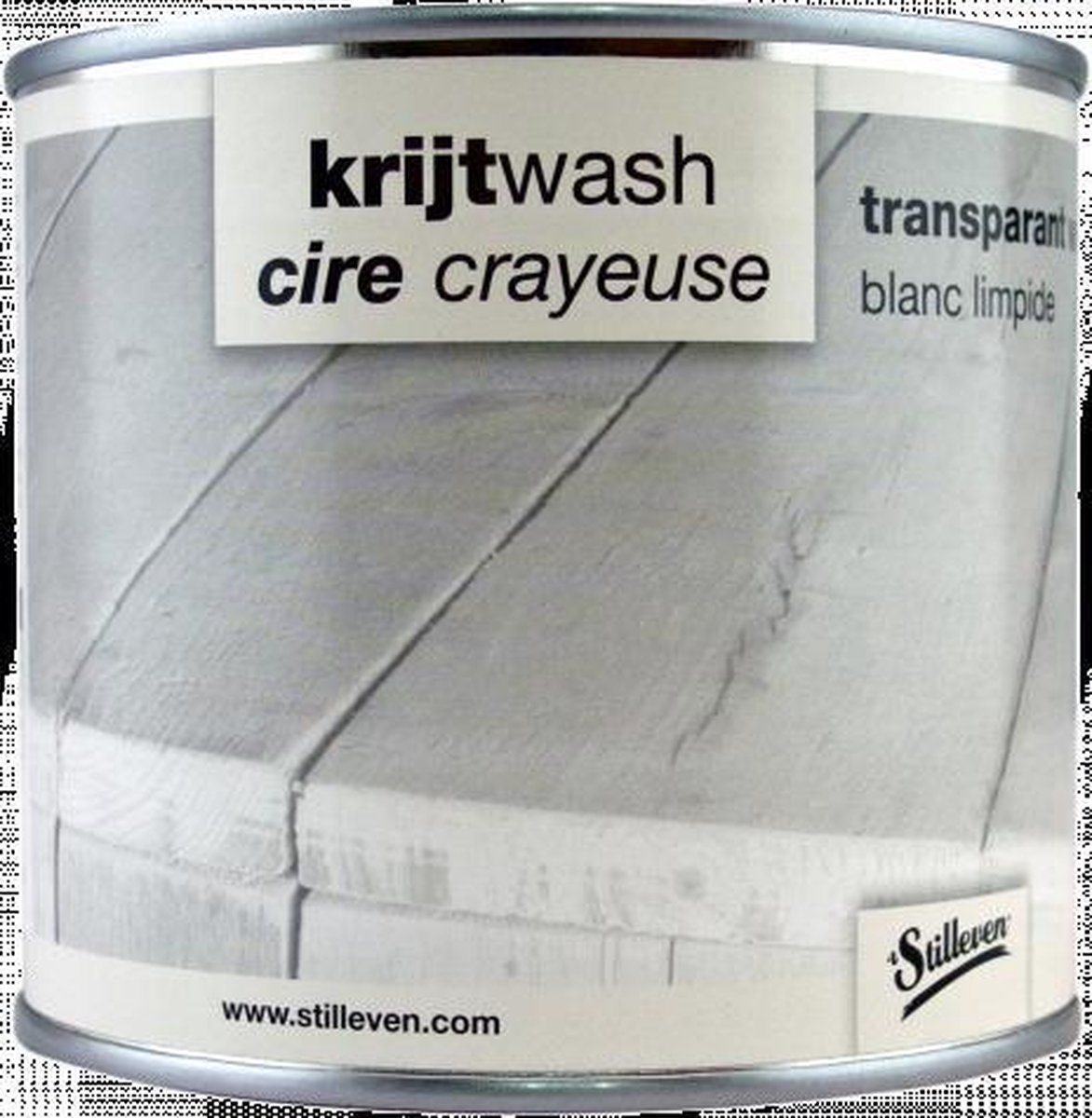 Stilleven Krijtwash Transparant Wit