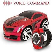 IEKA Oplaadbare spraakbesturing Auto | Command van Smart Watch | Creatieve spraakgestuurde afstandsbediening RC Car (rood) | Voice Car
