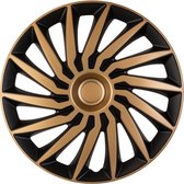 AutoStyle 4-Delige Wieldoppenset Kendo 13-inch zwart/goud