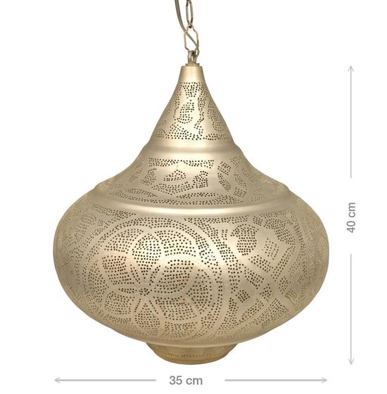 Onwijs bol.com | Oosterse Arabische Filigrain Hanglamp Zilver “Shula EU-48