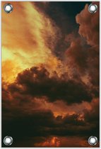 Tuinposter –Wolken– 40x60cm Foto op Tuinposter (wanddecoratie voor buiten en binnen)