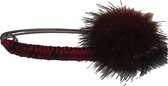 Petra's Sieradenwereld - Broche speld fluffy rood (019)