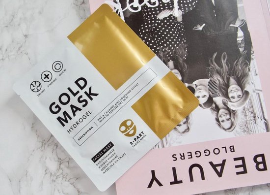 Gold Mask | Helpt Droge Huid Hydrateren| Helps To Restore Dry Skin |