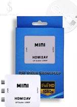 HDMI Naar Tulp Converter - HDMI To AV | Composiet RCA Audio Video Kabel Adapter