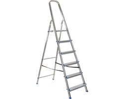 Aluminium Huishoud En Professionele Trapladder 6 Treden