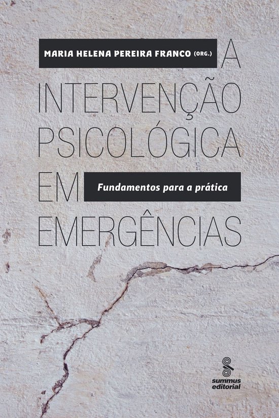 A intervenção psicológica em emergências - cover