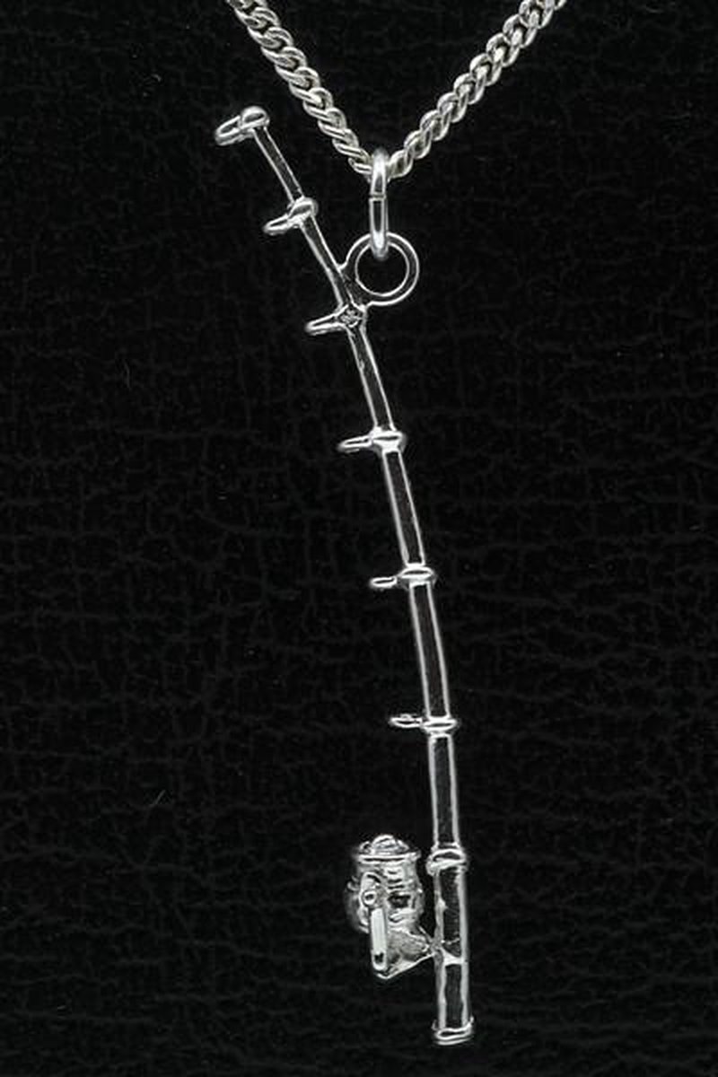 Zilveren Werphengel met molen ketting hanger