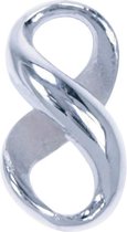 Zilveren Lemniscaat Infinity ketting hanger - staand | bol.com