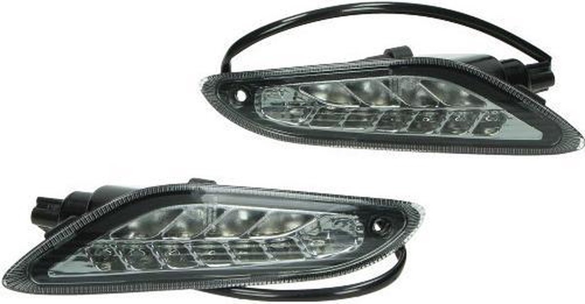 Knipperlichtset led E-keur smoke zwart achterkant Primavera Sprint achter DMP