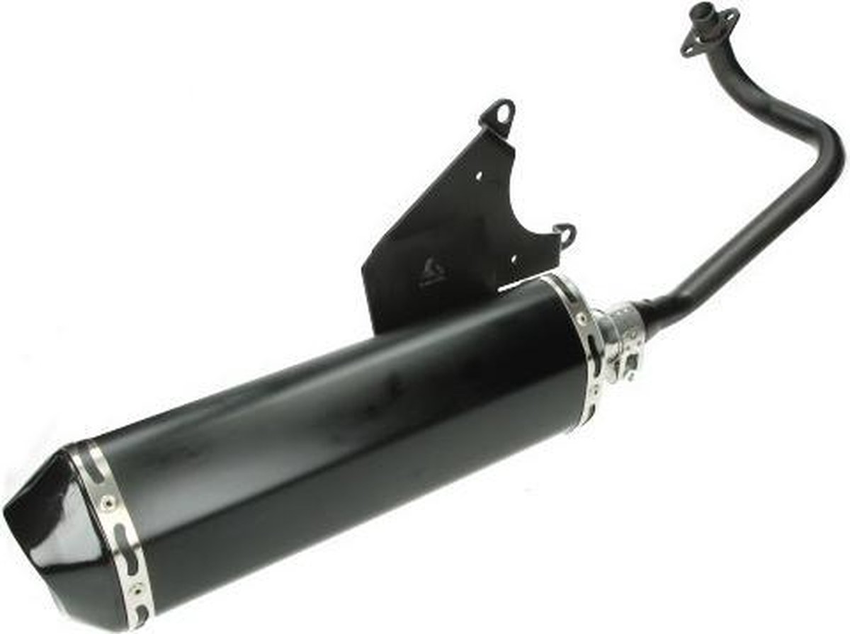 Uitlaat model Akrapovic Vespa LX 4T-4V Vespa Primavera Vespa Sprint zwart