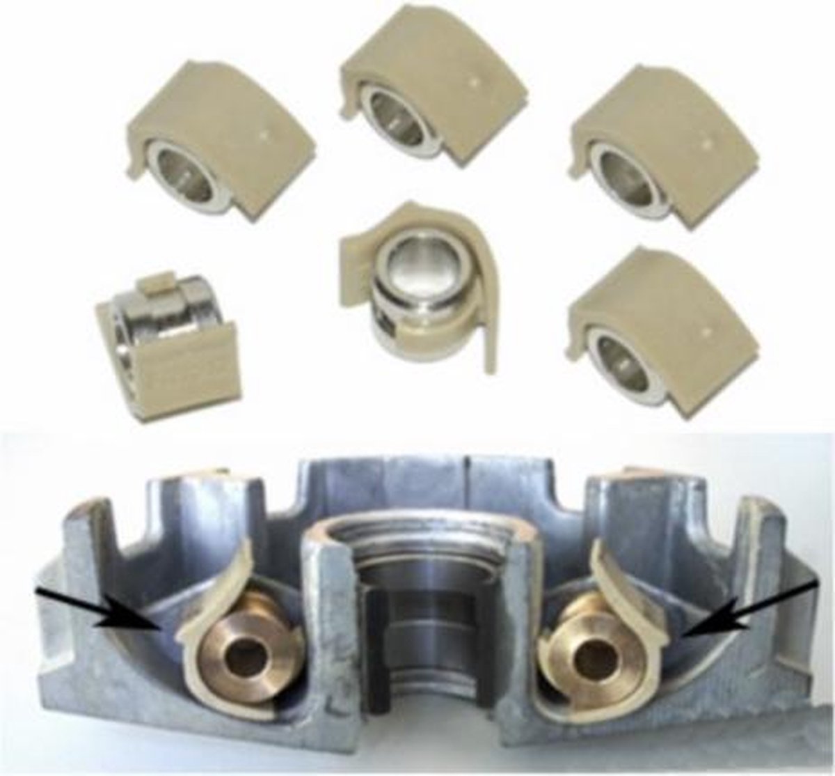 Variorollen 6.5gr Minarelli Horizontaal + verticaal 15x12mm tech pulley