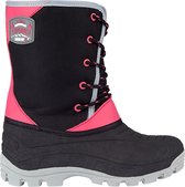Wintergrip Snowboots - Maat 33-34 - Unisex - zwart/grijs/roze