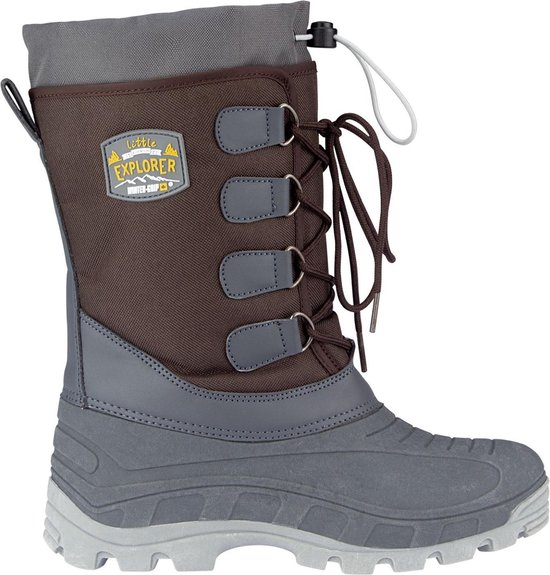 Wintergrip Snowboots - Taille 35-36 - Femme - marron / gris