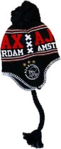 Ajax-flaphat rood/zwart Amsterdam logo volw WoD