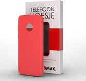 BMAX Hoesje Rood geschikt voor Motorola Moto G6 / Dun en beschermend telefoonhoesje / Case