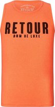 Retour Jeans Meisjes Topje - Neon coral - Maat 104