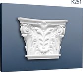 Pilaster Kapiteel Origineel Orac Decor K251 LUXXUS Ornamenteel corinthisch pilasterkapiteel