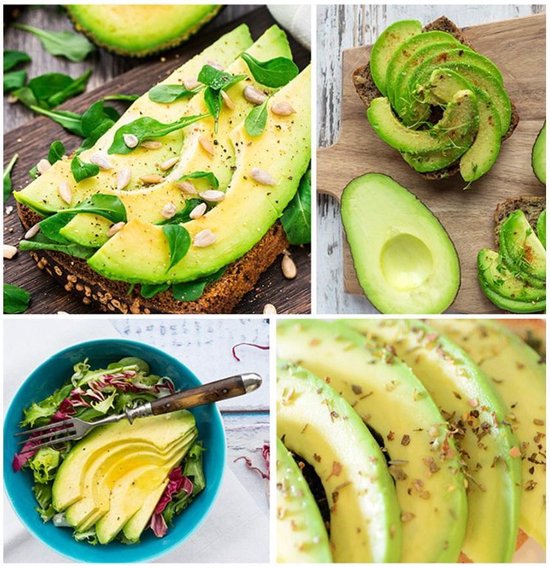 Avocadosnijder - 3-in-1 Avocado snijder en ontpitter - Eenvoudige avocado tool - Groen & zwart avocado mes - Merkloos