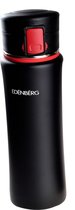Edënbërg Black Line - Thermosfles - Thermosbeker - 0.48 l - RVS - Zwart/Rood