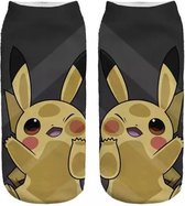 Pokemon enkelsokken Pikachu Unisex Enkelsokken Maat 36-41