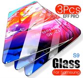 Samsung Galaxy S9 3Pcs Tempered Glass/ Screen protector Glas ( Extra voordelig) - Eff Pro