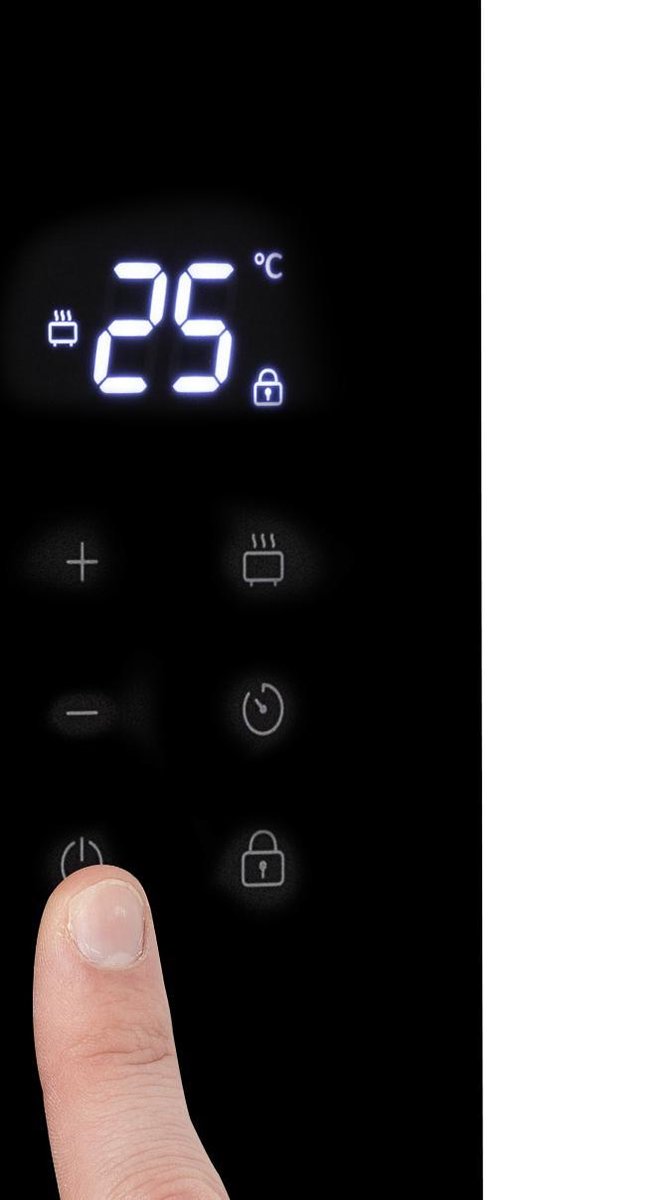 Princess Smart Glass Panel Heater 341500 - Inclusief HomeWizard Climate app  - 1500W | bol.com