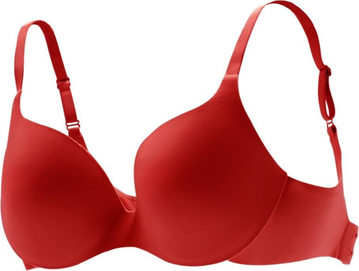 Royal Lounge Junky Royal Fit scarlet red padded bra scarlet red - voorgevormde bh Maat: 80C