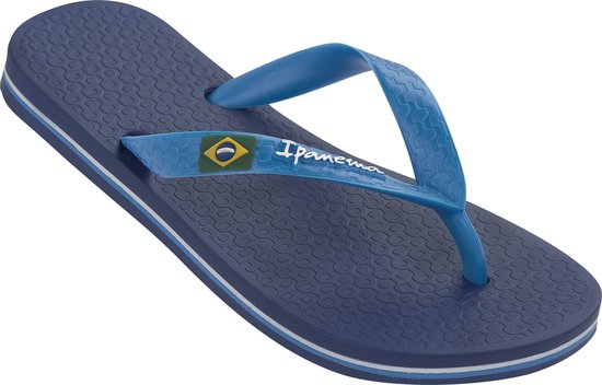 nakomelingen honing Gevestigde theorie Ipanema Classic Brasil Kids Slippers Heren Junior - Blue - Maat 35/36 |  bol.com