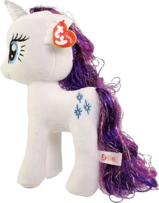My Little Pony knuffel TY Rarity 40cm | bol.com