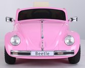VW Beetle licentie auto roze, elektrische kinderauto 12v