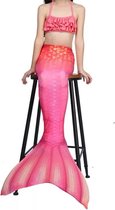 Zeemeermin staart los| Mermaid staart met bikiniset | Sirene | maat 160 | Zonder monovin geleverd | Nieuw model 2024!