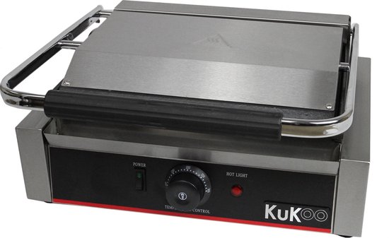 KuKoo Panini Grill Vlak & Geribbeld van KuKoo — afbeelding 5