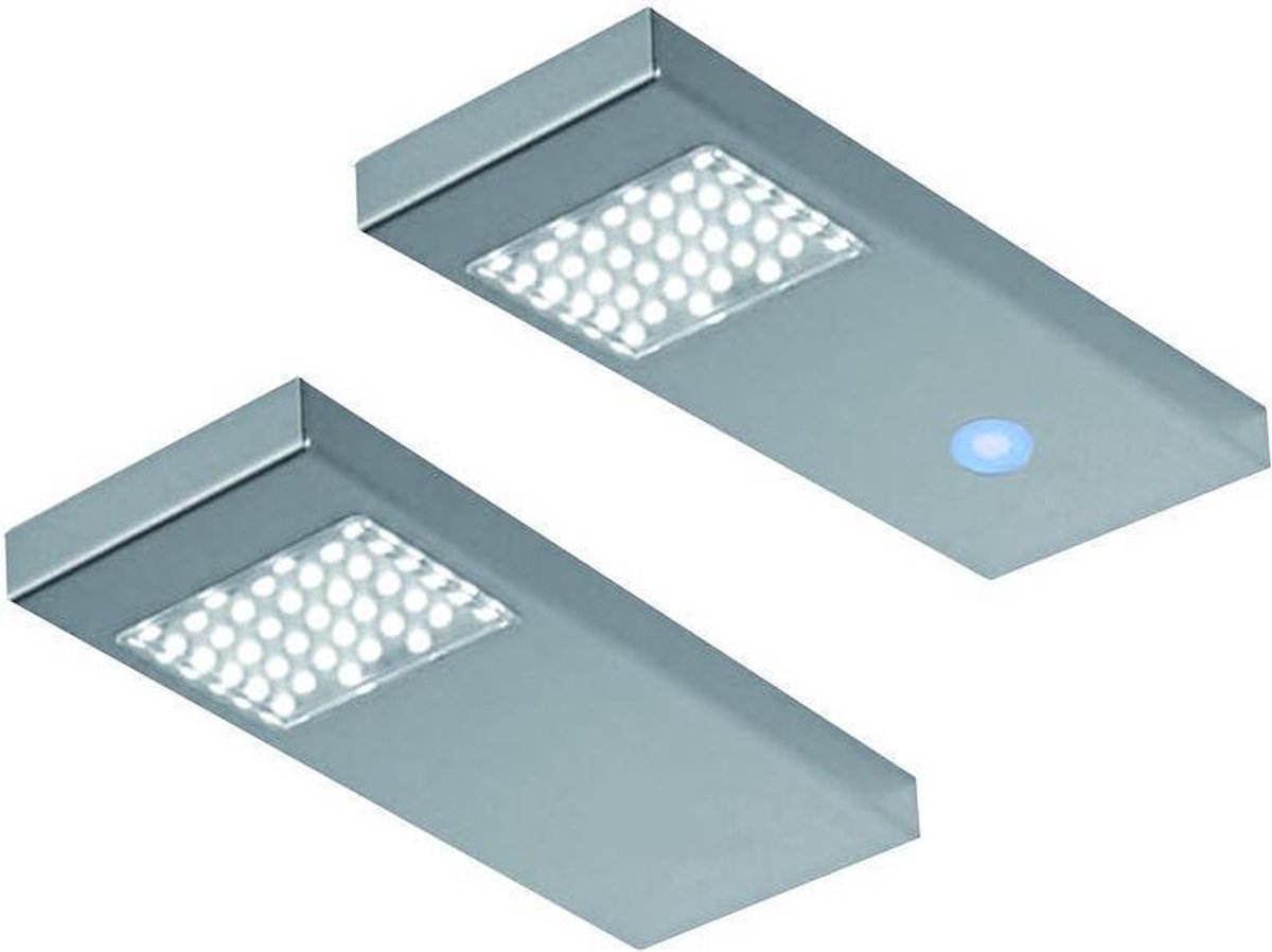 Onderbouw verlichting THEBO Dotty RVS 2 LED spots