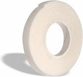 Dubbelzijdig foam tape wit 25mmx25mtr dik 3mm S70300-25 (1 rol)