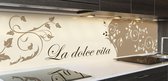 Keuken achterwand "La Dolce Vita" 400x70cm