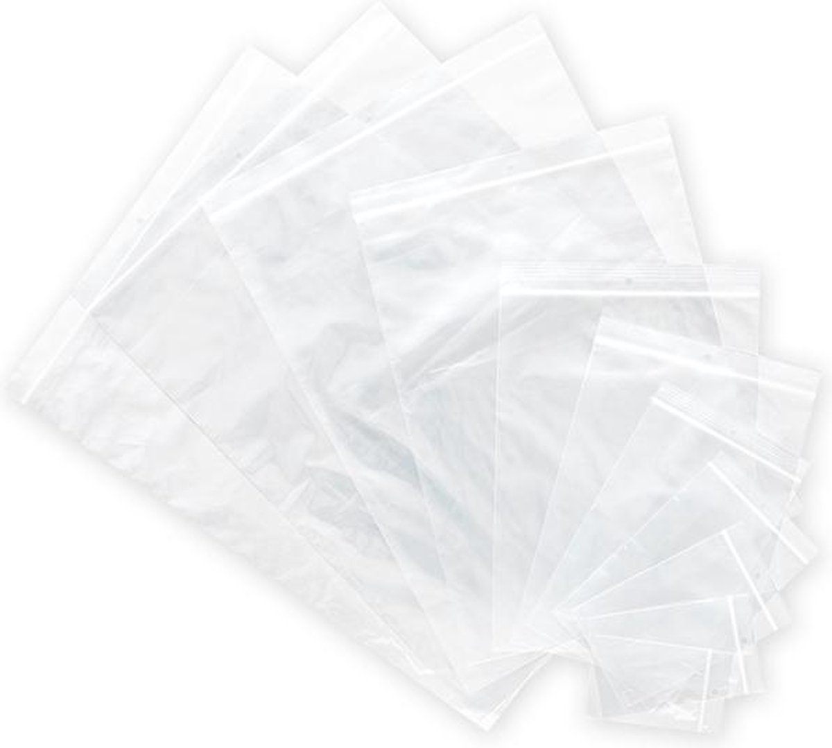 Gripzakjes 100x150 mm -100 stuks- Extra Sterk! Staples - 50M transparant - seal - zakjes