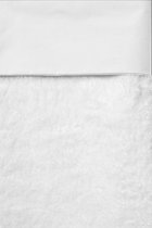 Cottonbaby uni wieglaken wit